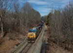 CSXT 9025 Leads L070 at Penney Rd. 